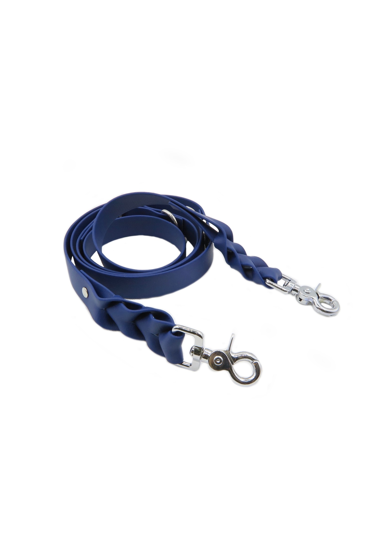 Riem dark blue verstelbaar breed 200cm