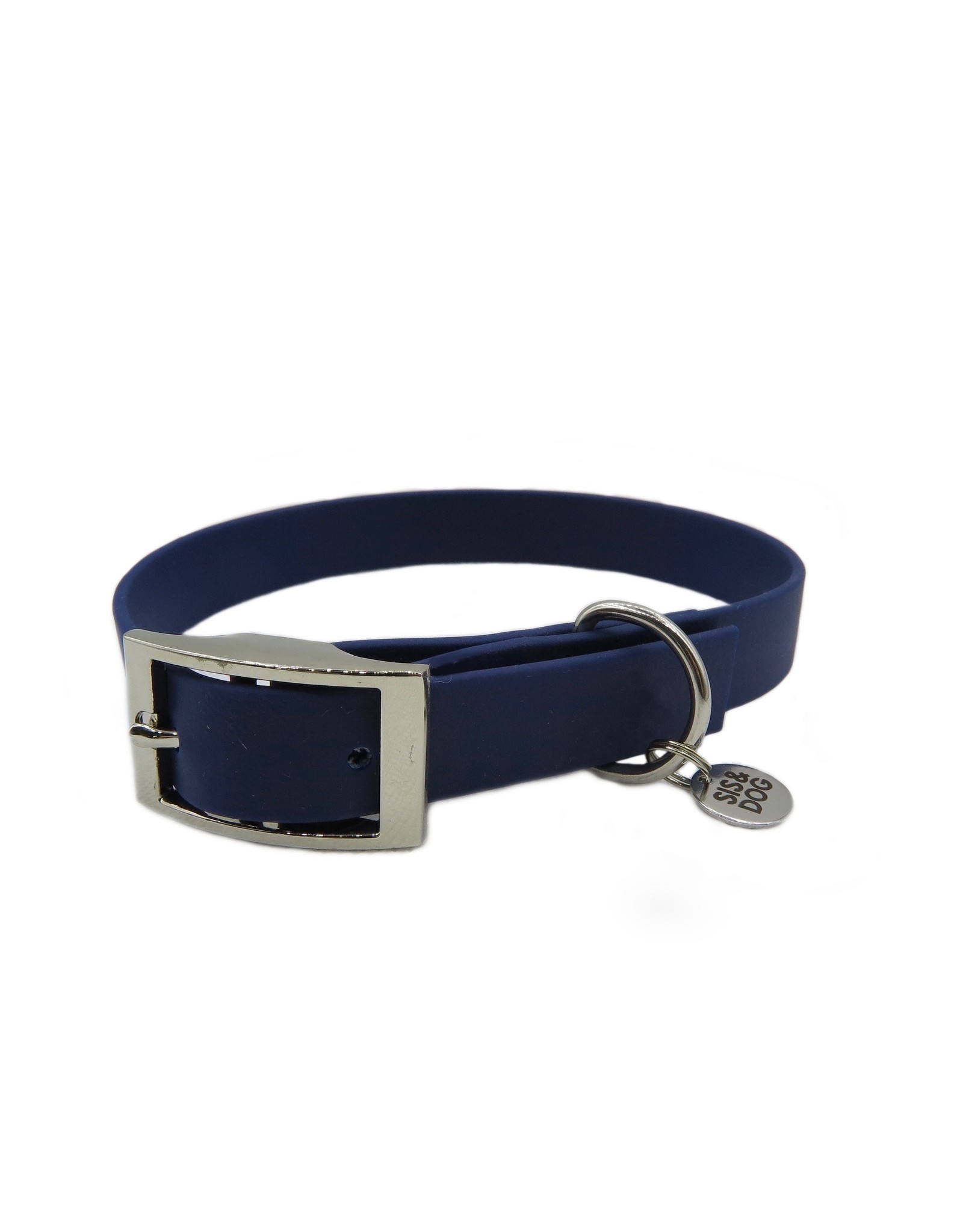 dark blue dog collar