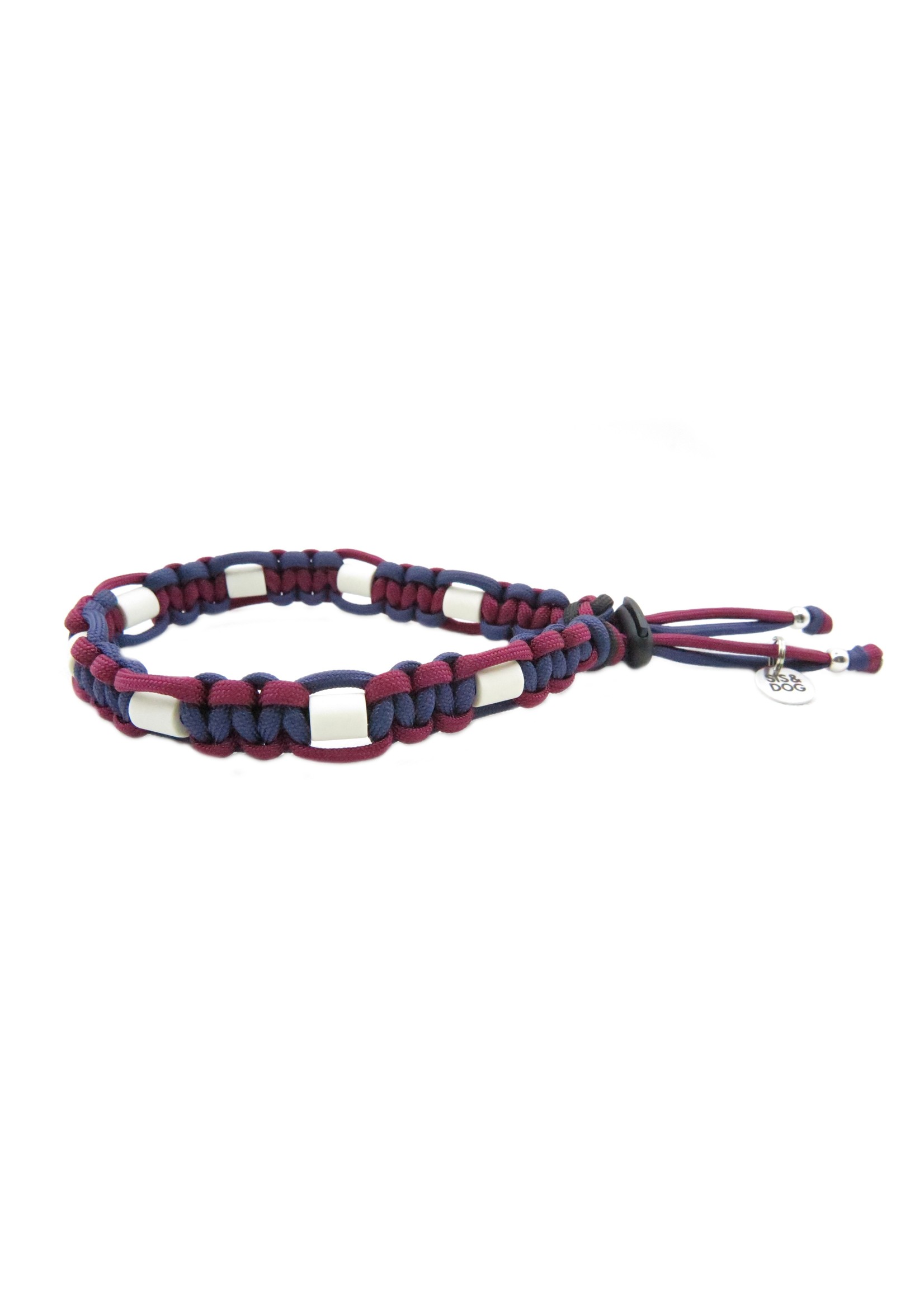 Indigo flat dog anti tick collar