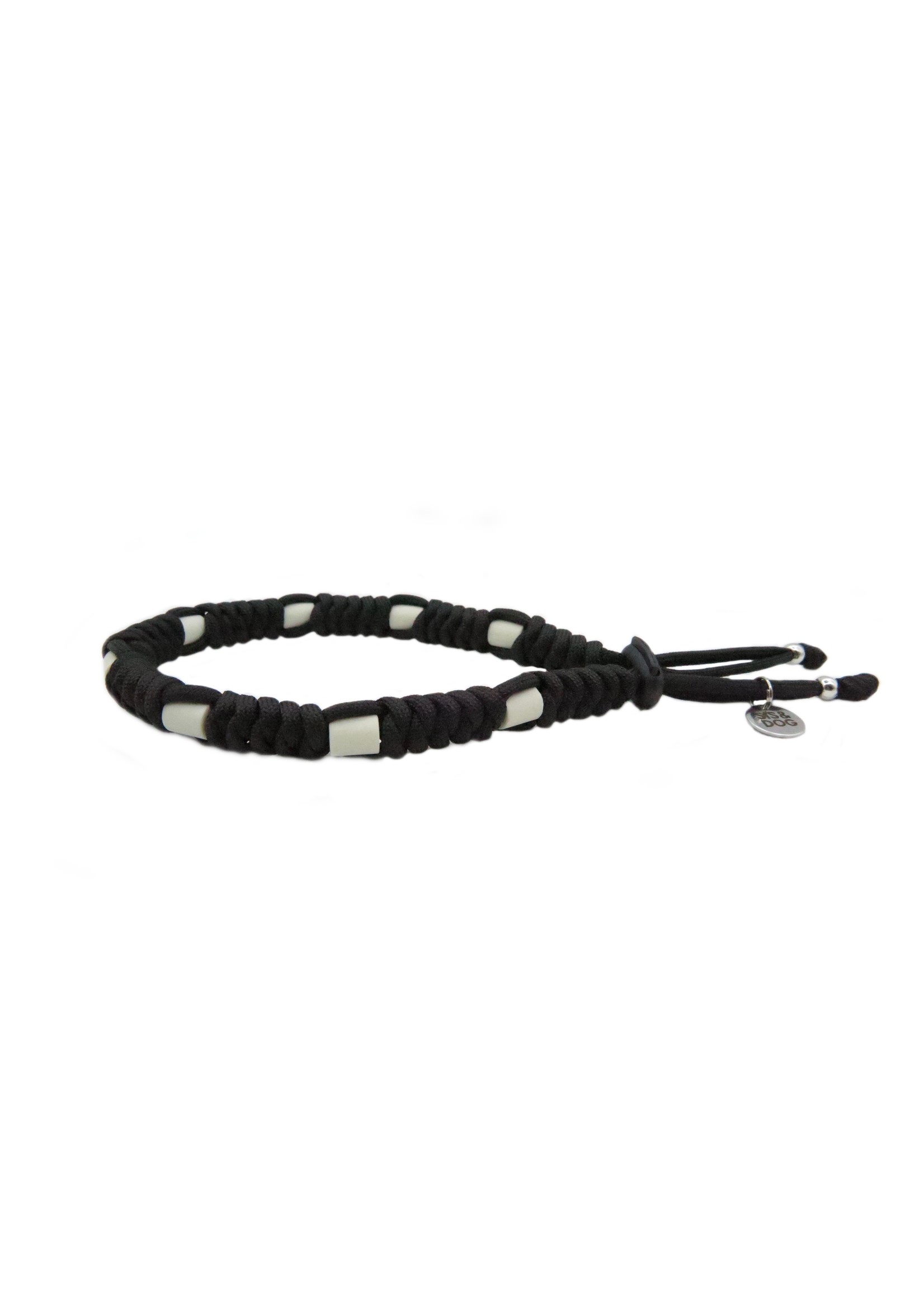 Black on black ronde honden tekenband