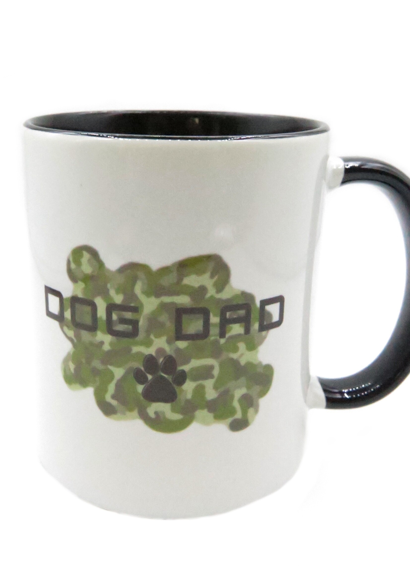 Dog dad camo mug