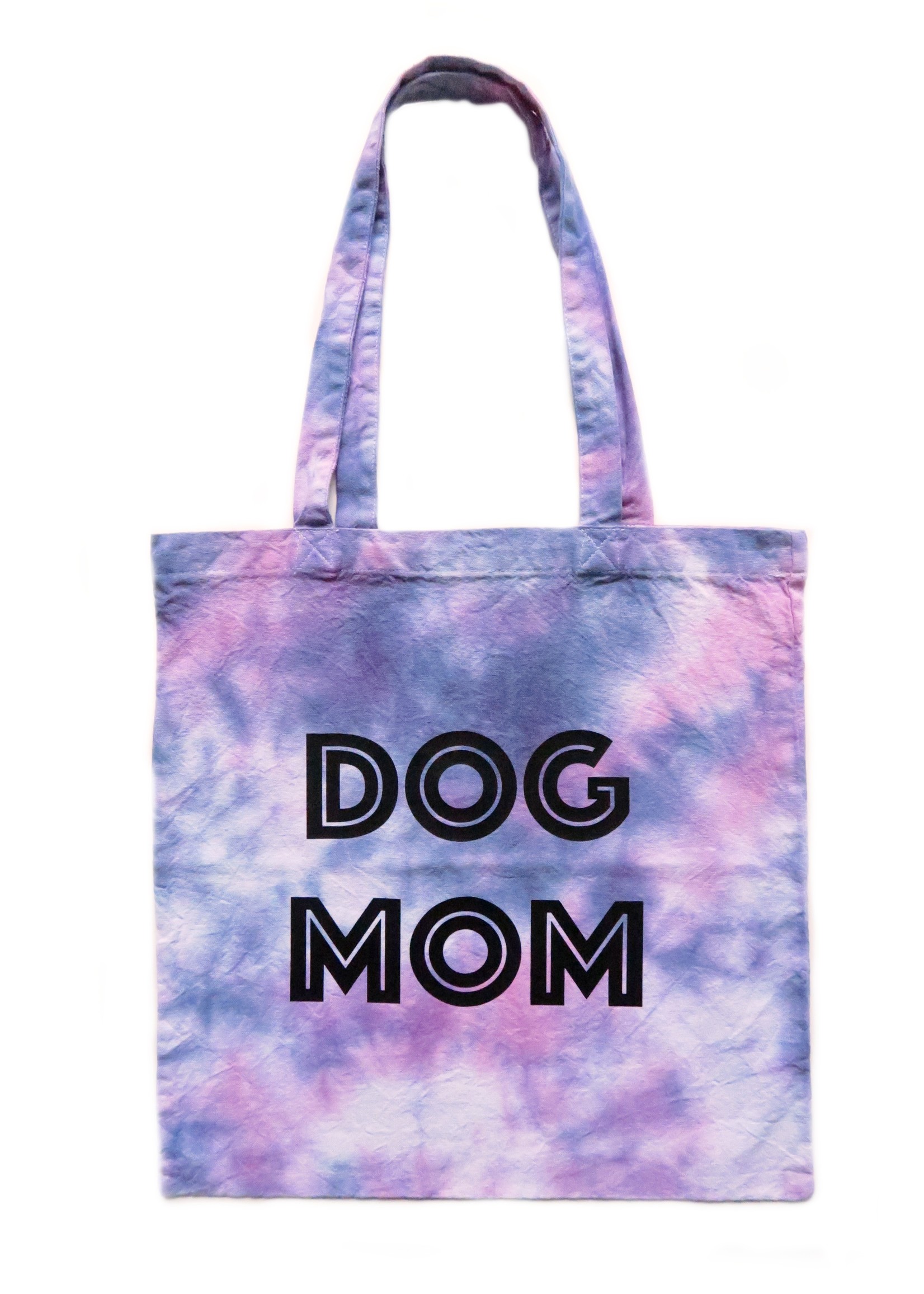 Dog mom roze tas