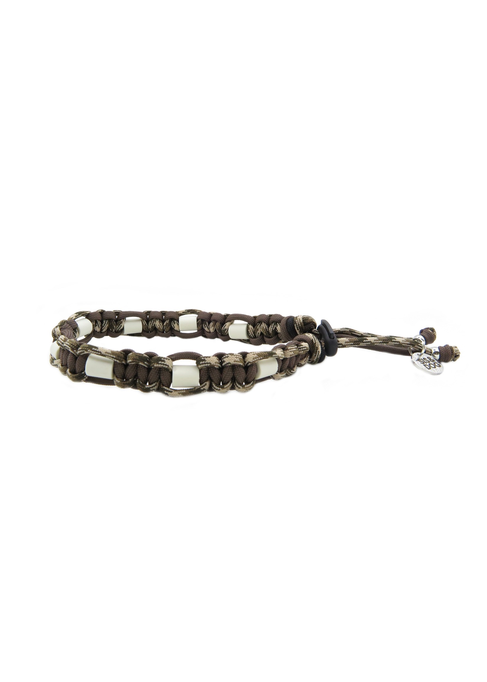 Natural brown platte honden tekenband
