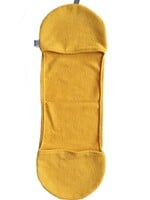 Honden handdoek geel