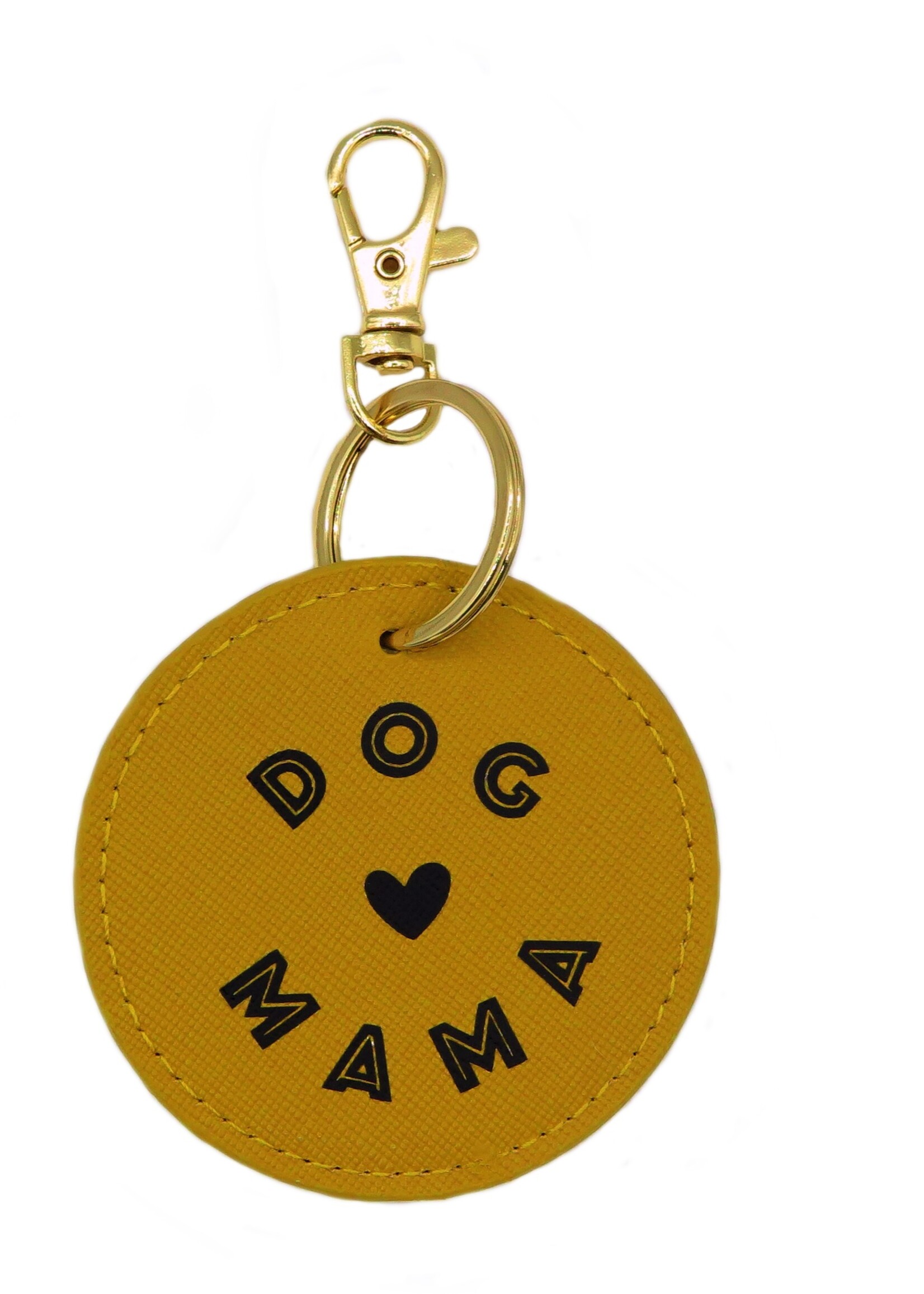 Keychain mustard round