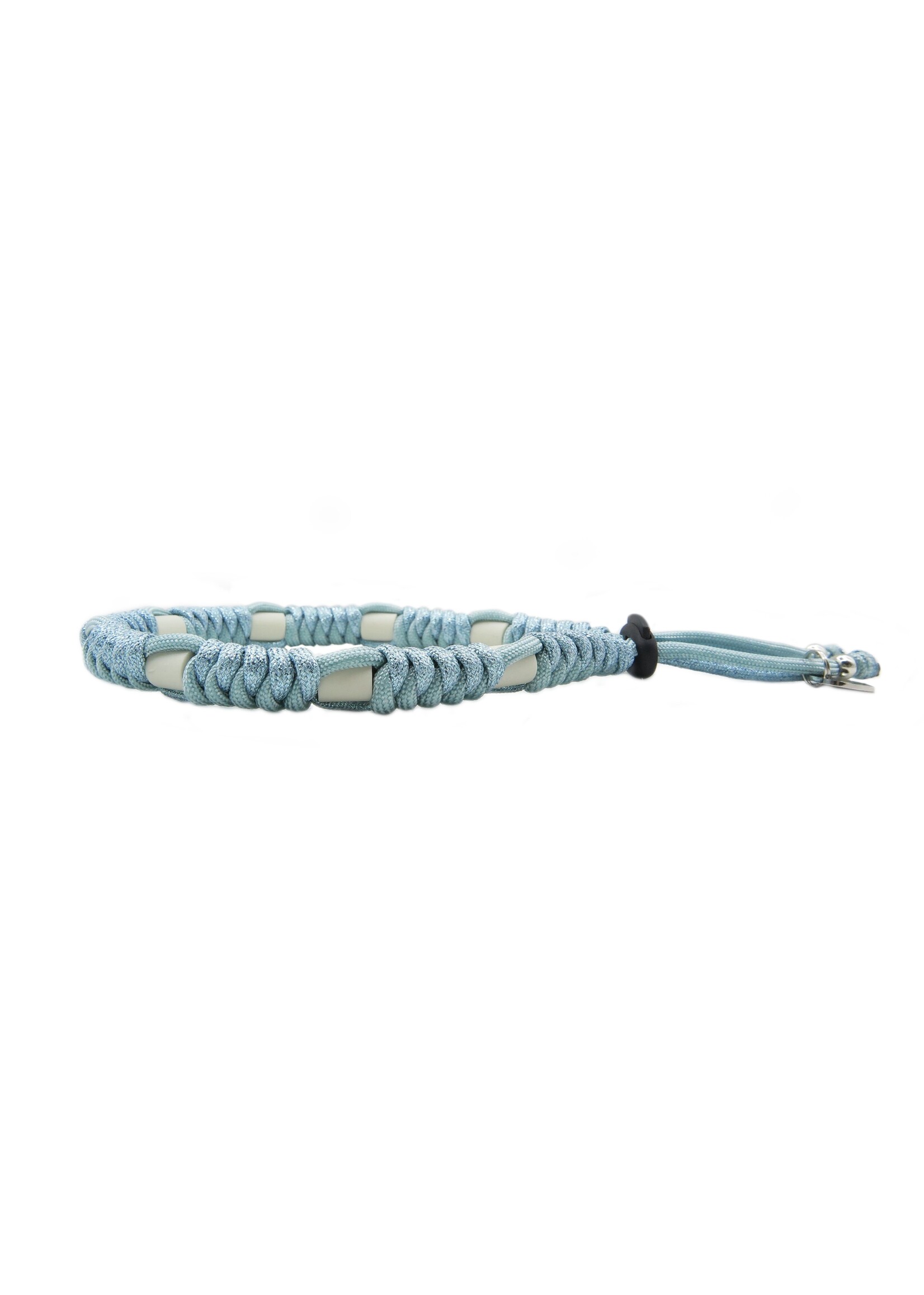 Aqua round dog anti tick collar