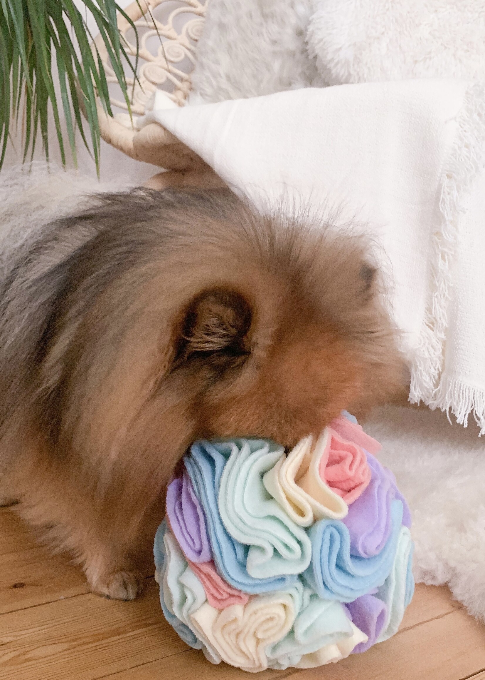 Snuffleball dusty pink