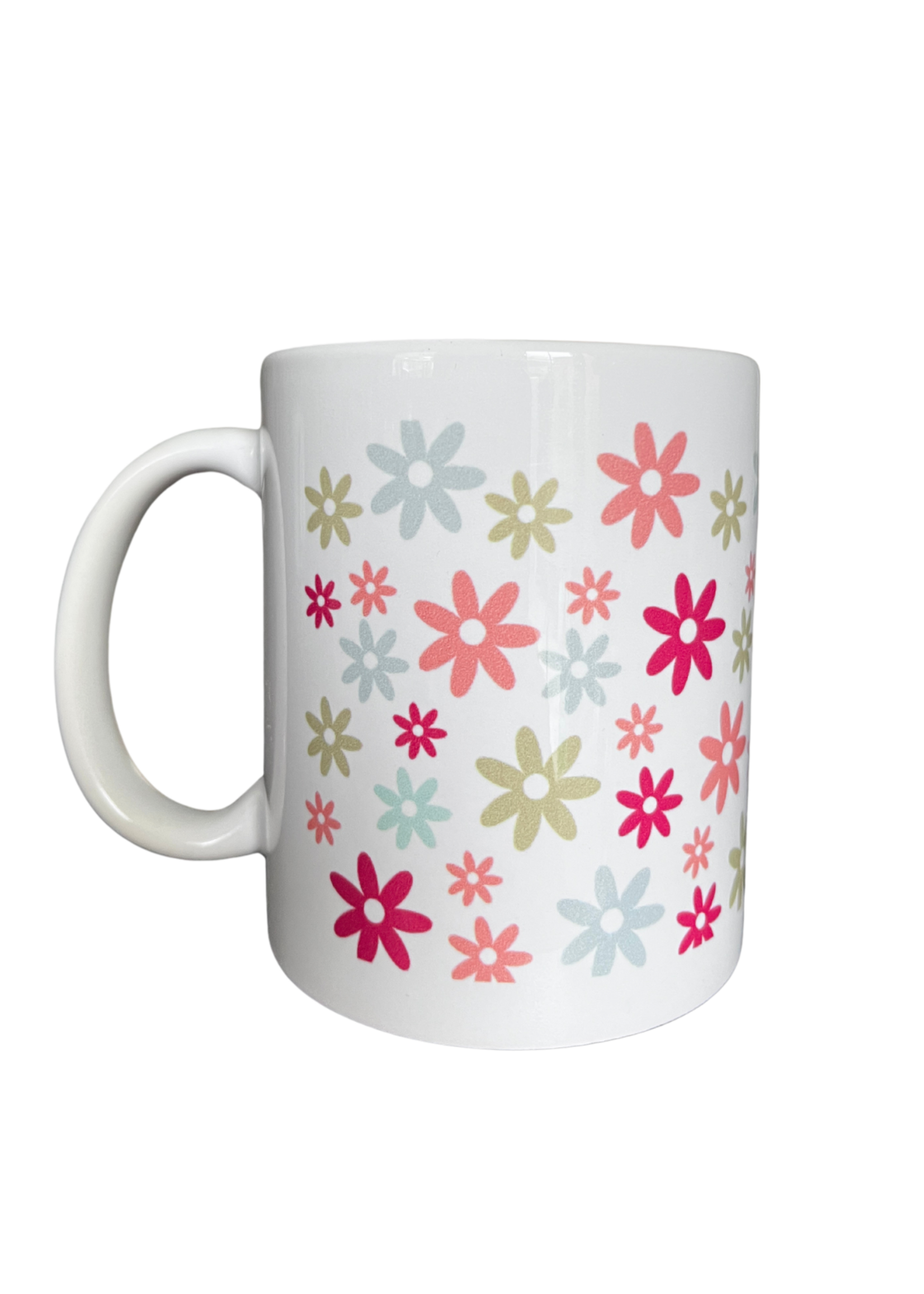 Dog mom multi flower mok