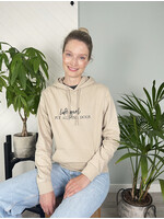 Sand hoodie - Maat S