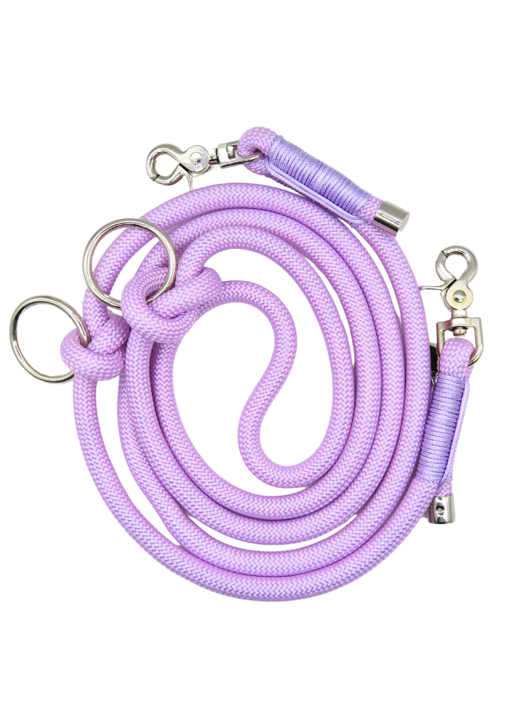 Pink dog leash handsfree