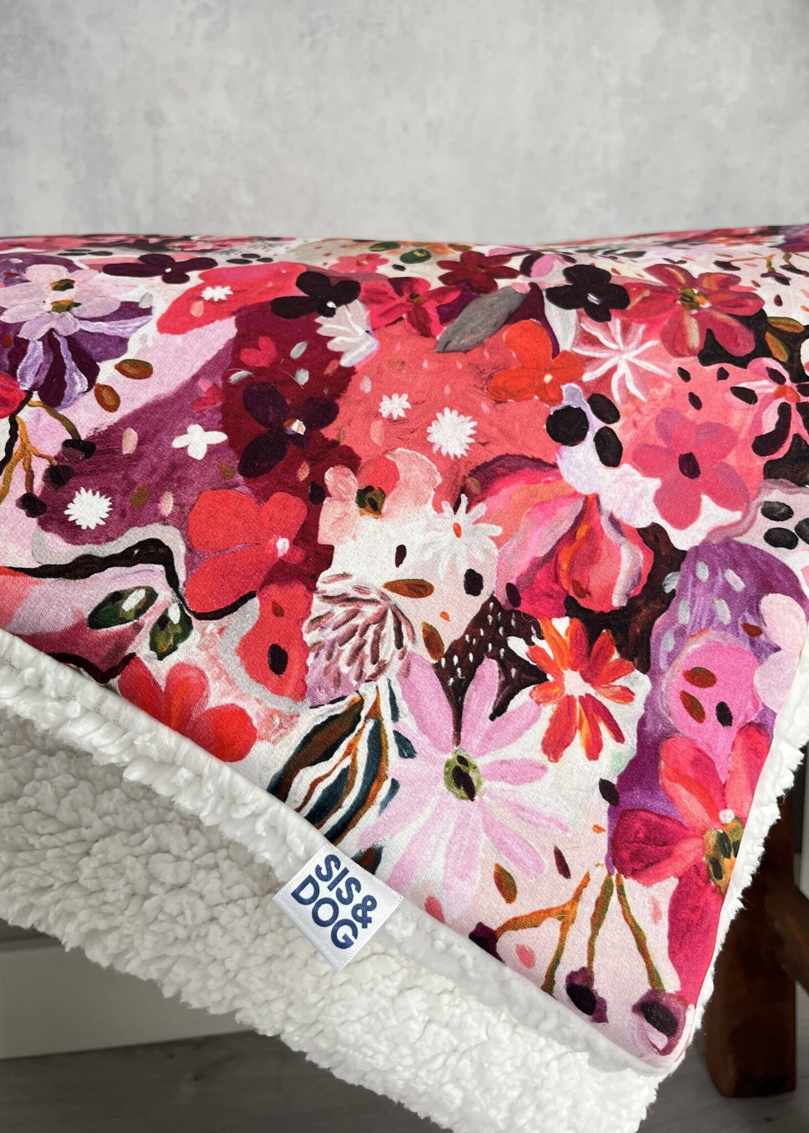 Flora dog sofablanket
