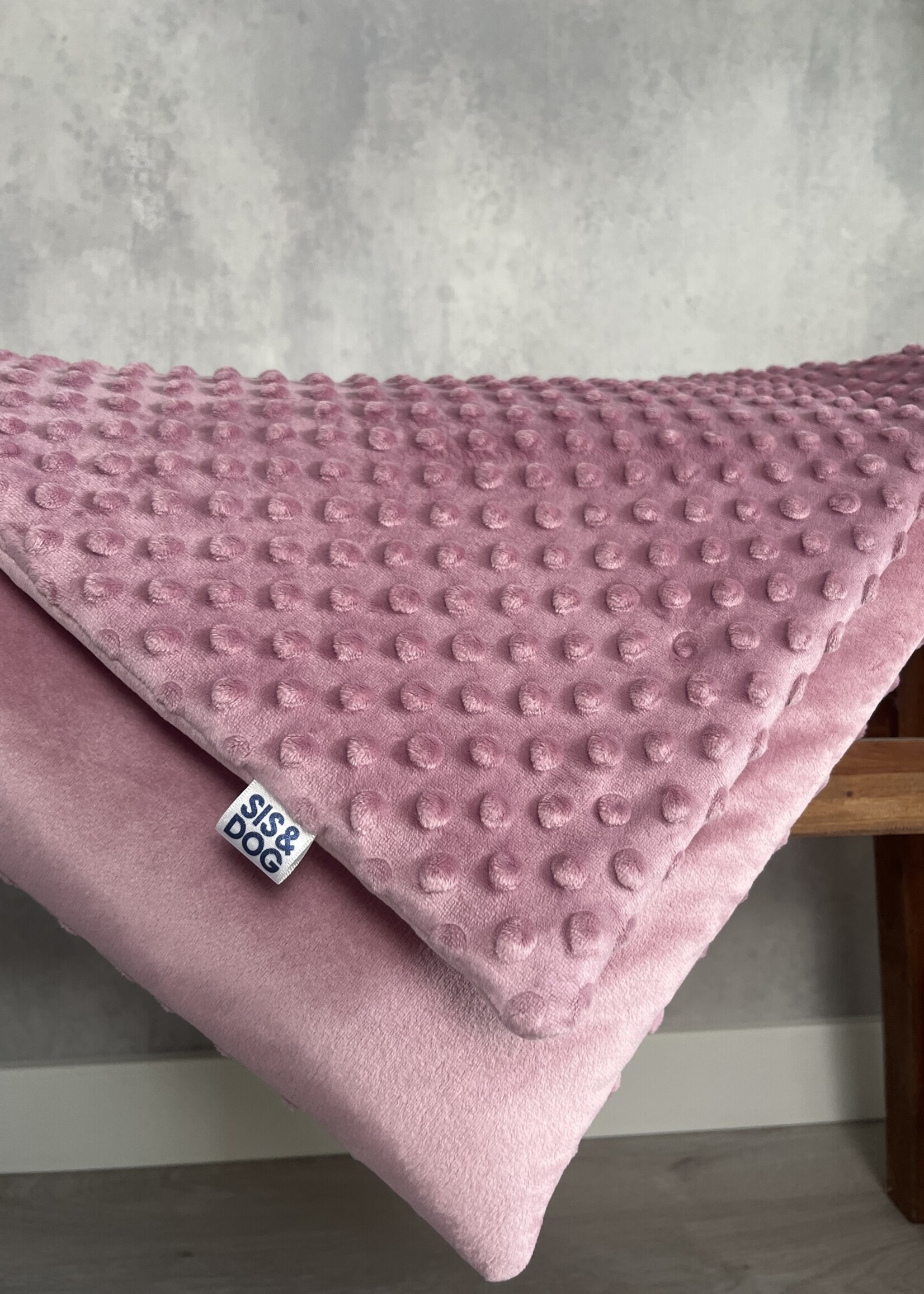 Dog sofablanket Creamy pink