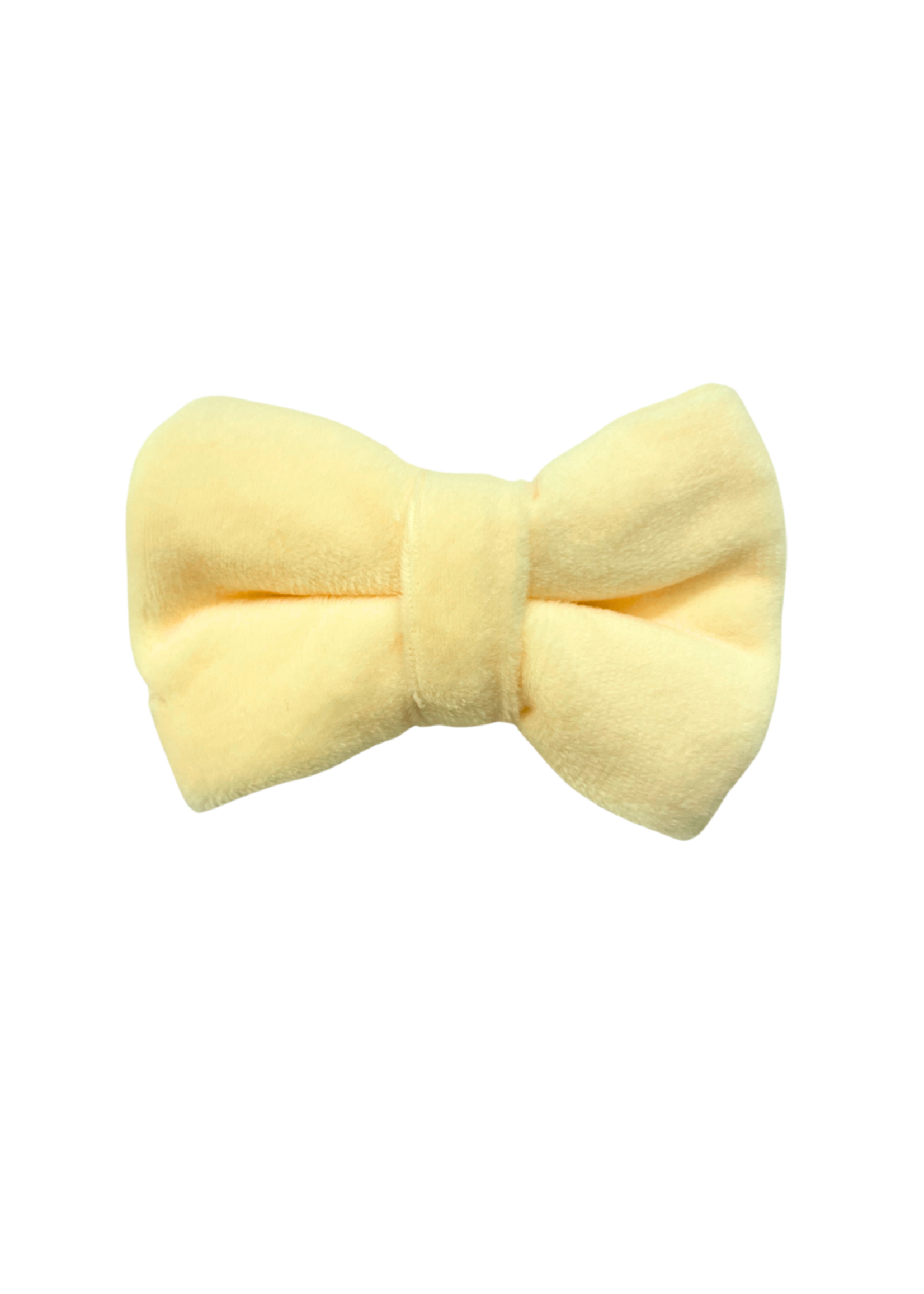 Butter Yellow honden bowtie
