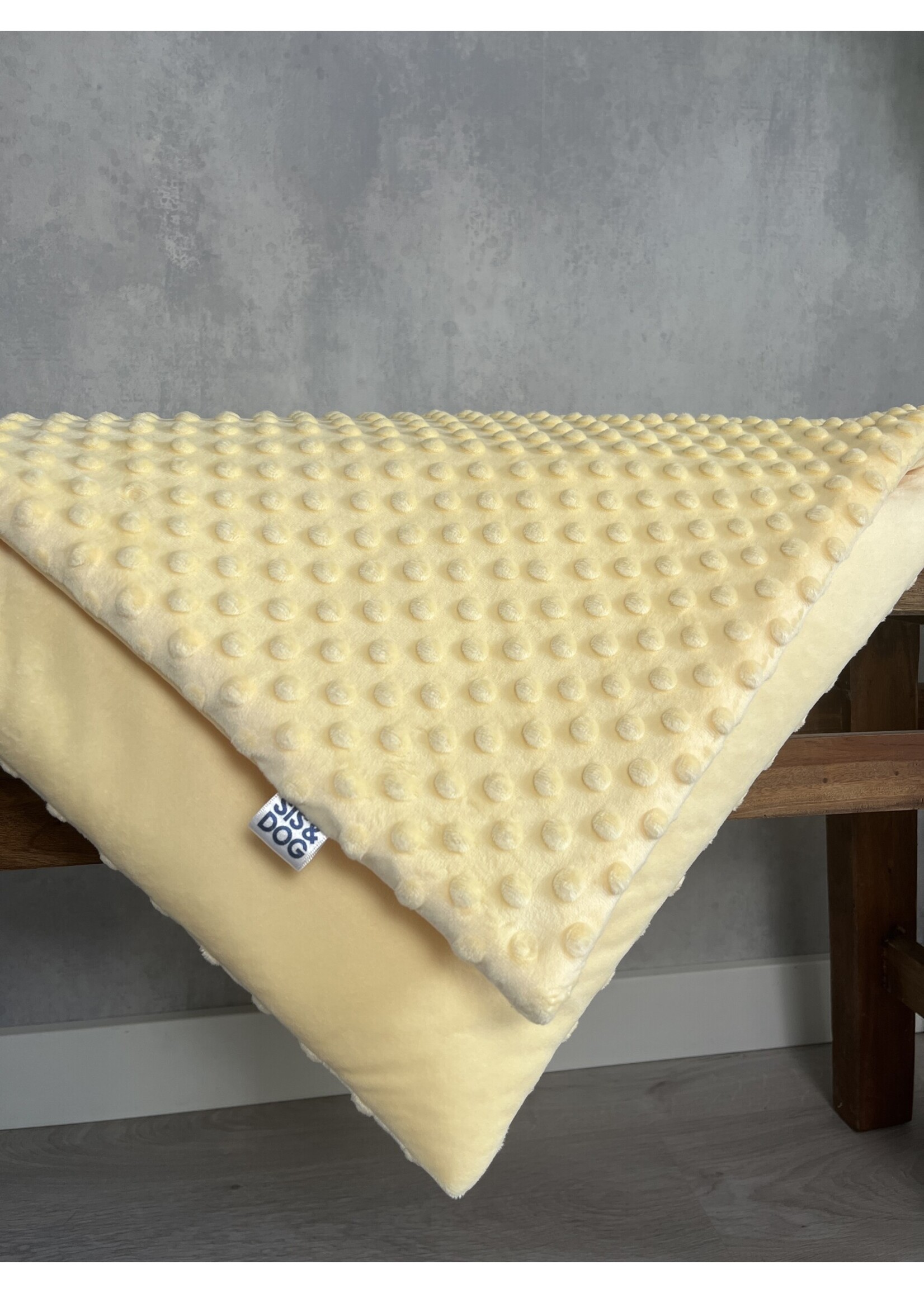 Dog sofablanket butter yellow