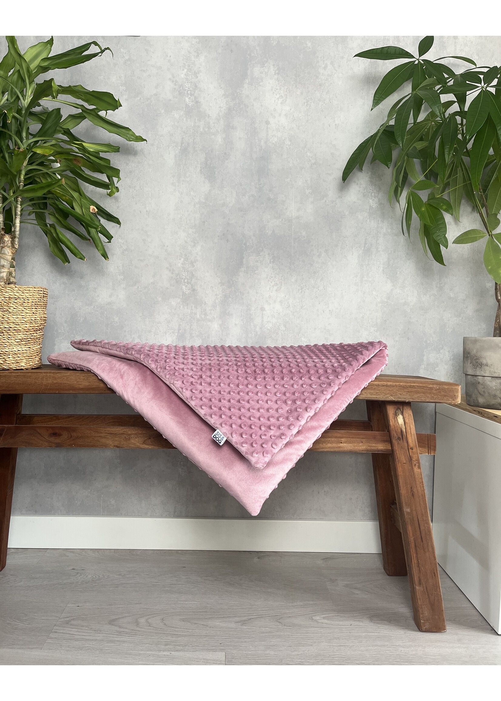 Honden bankkleed Creamy pink