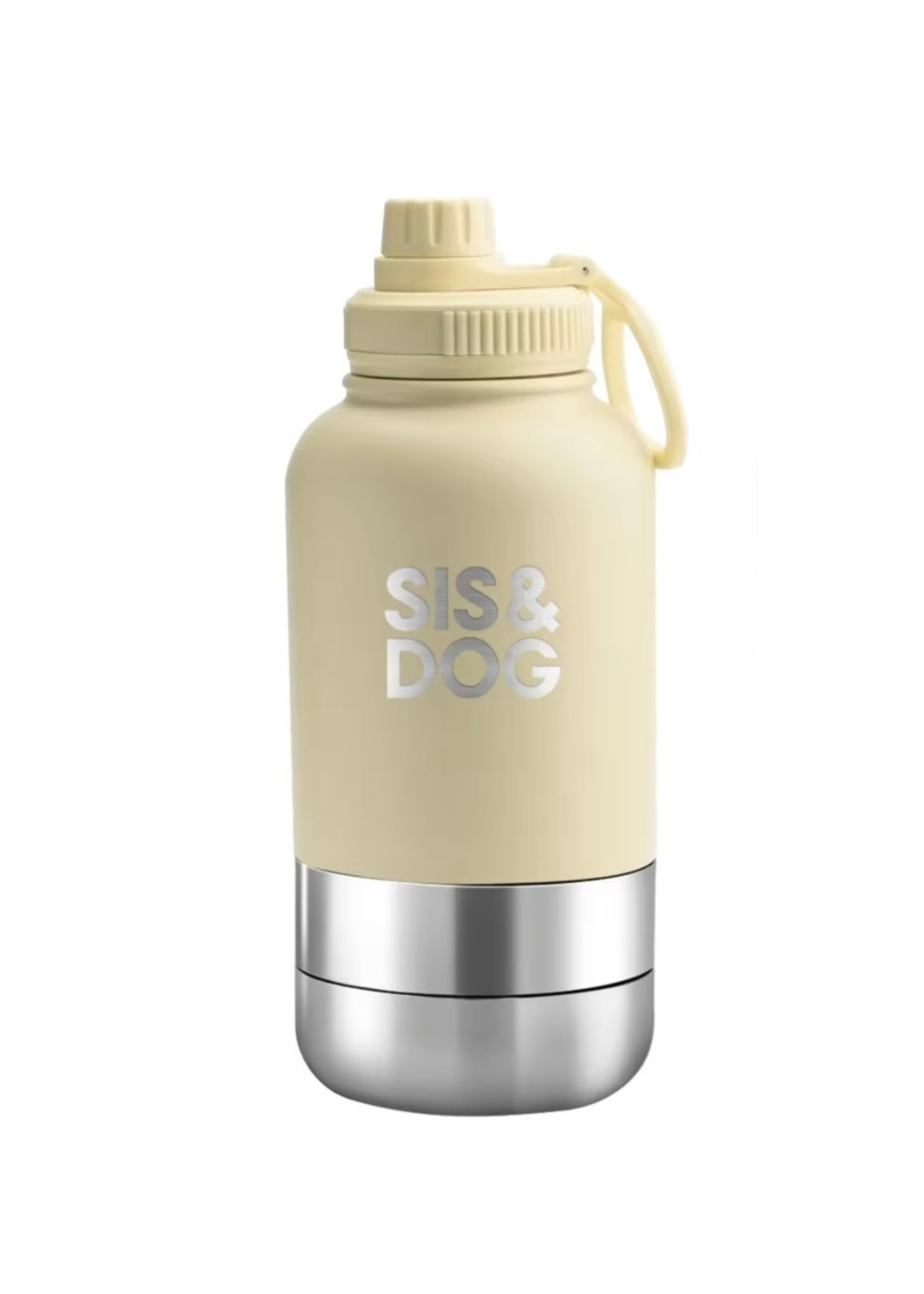 Powder yellow waterfles