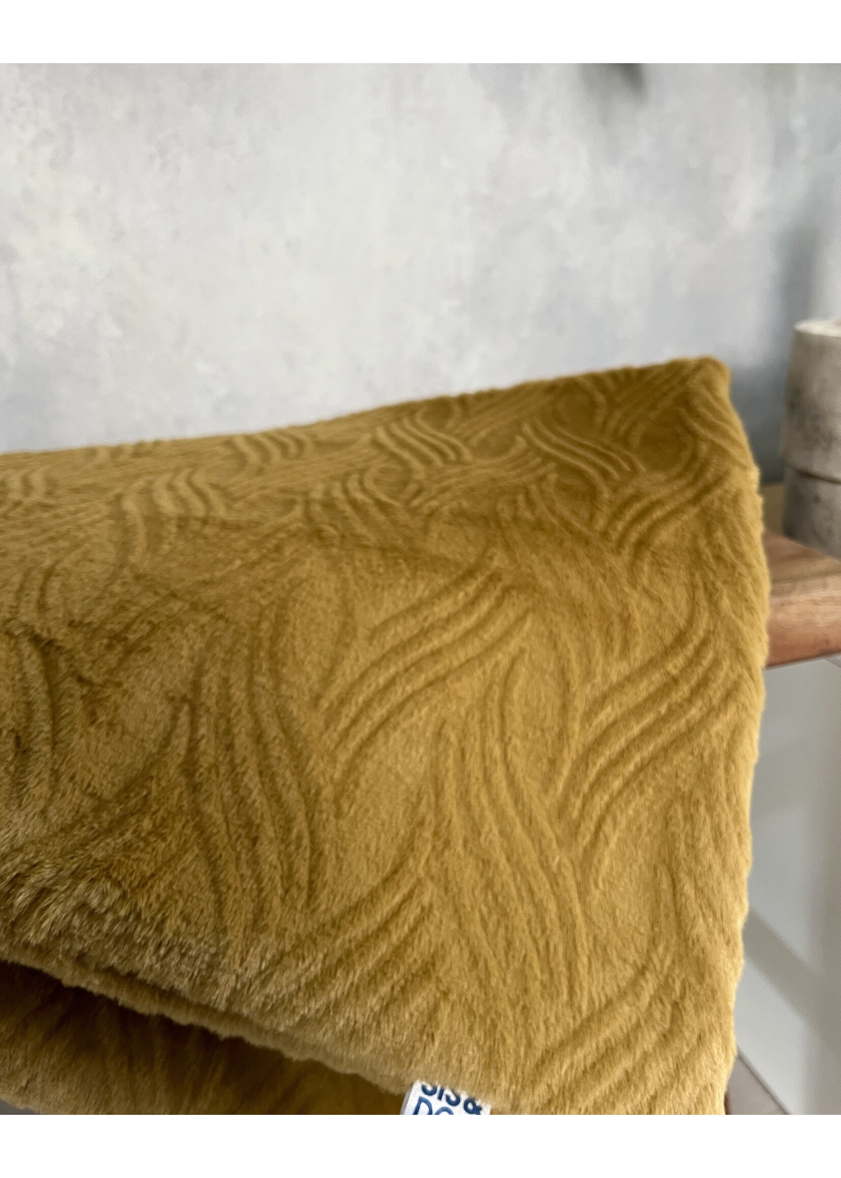 Saffron dog blanket