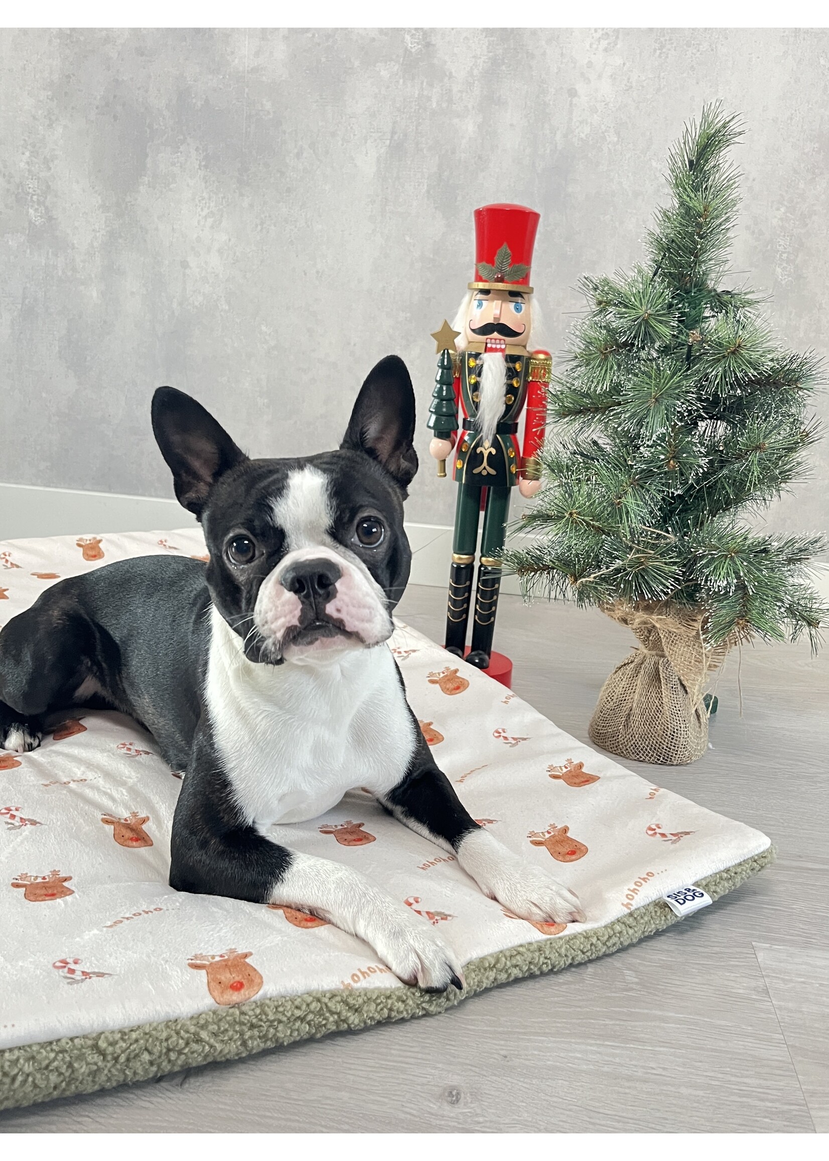 Ho Ho Ho honden bankkleed