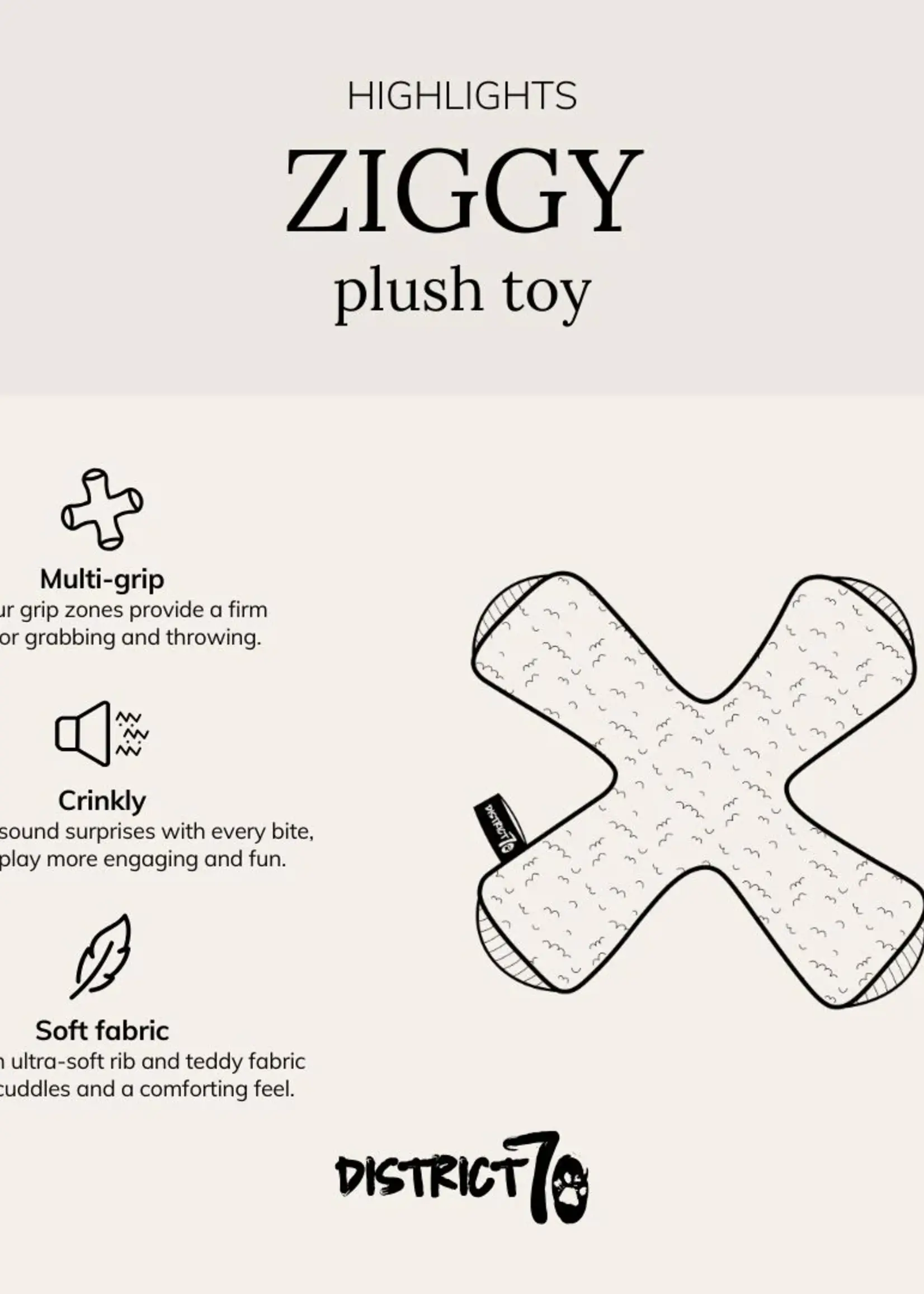 Ziggy Plush Taupe