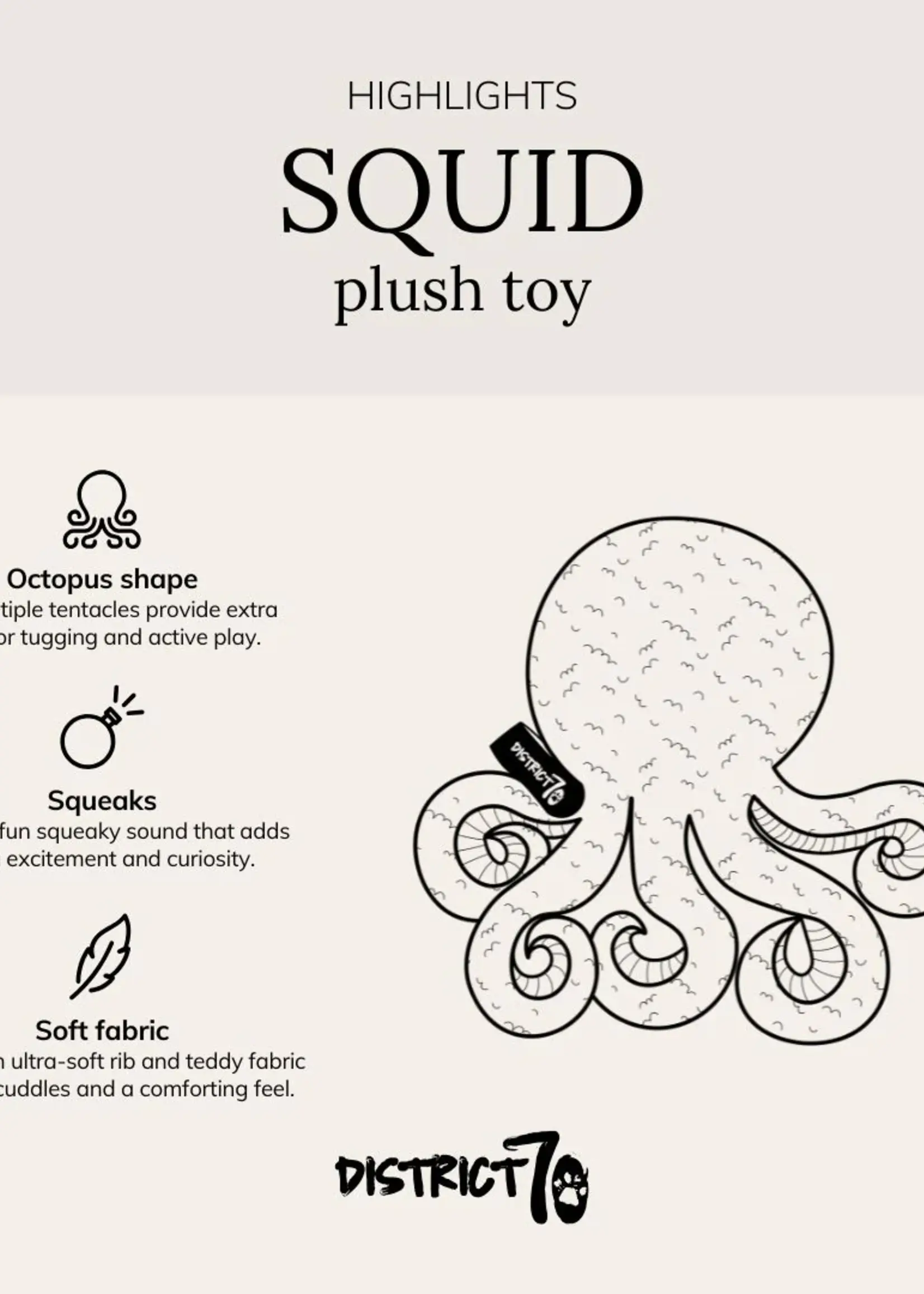 Squid Plush Merengue