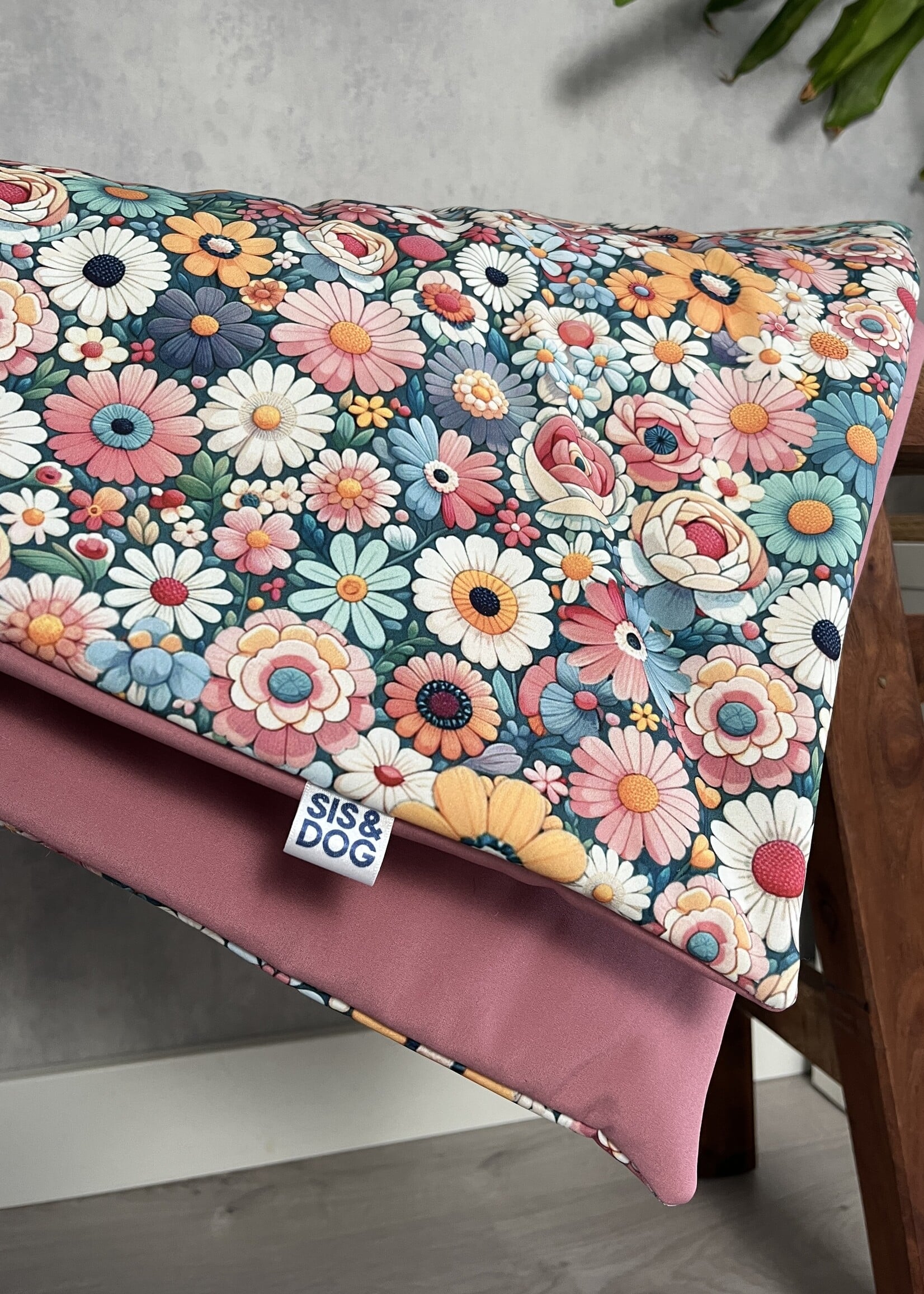 Flower Farm Roze adventure kleedje
