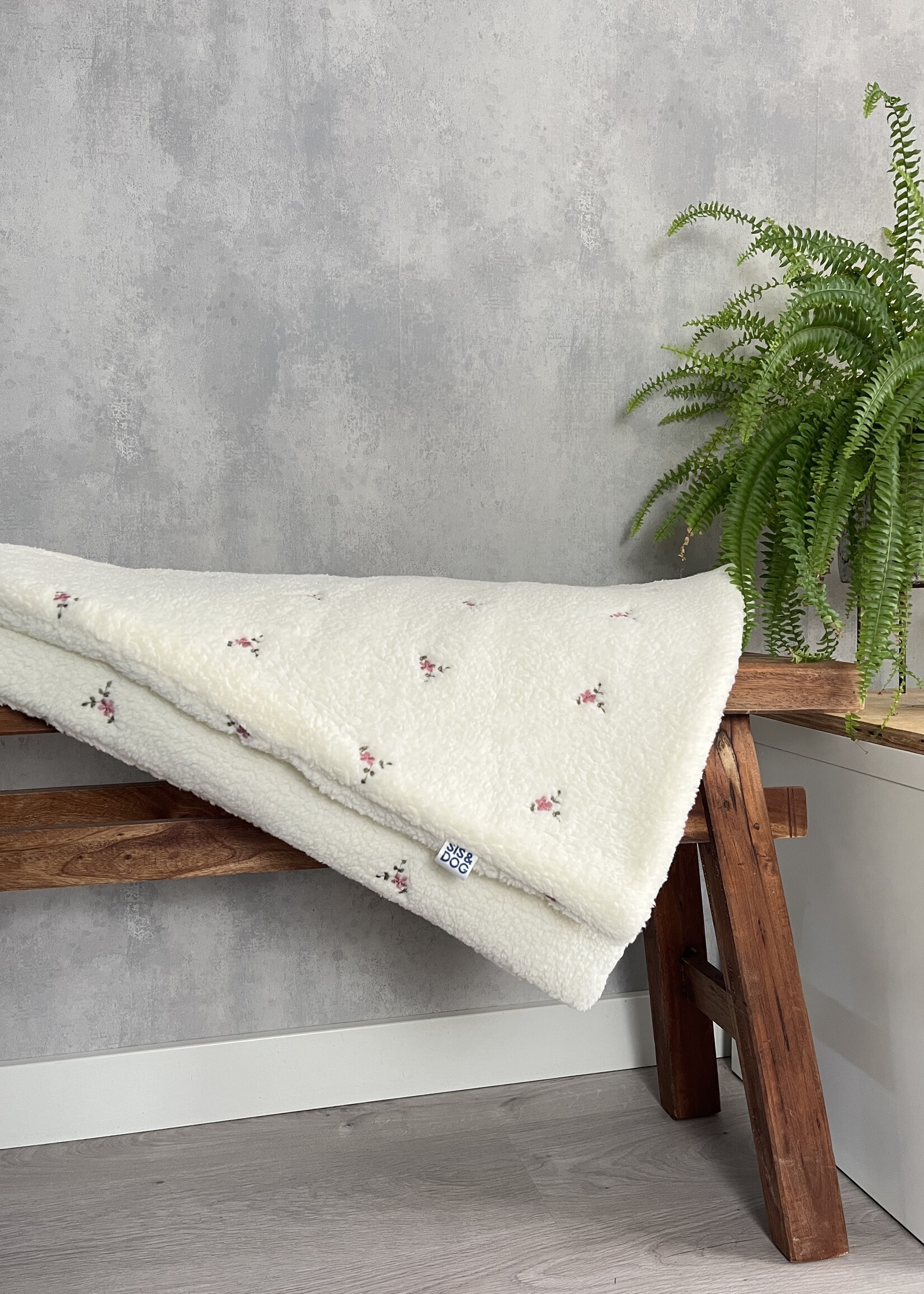 Bloem Creme honden kleed