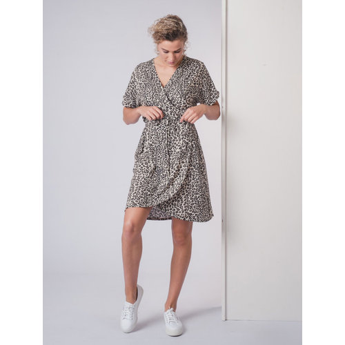 IVY LINN LONNE DRESS LEOPARD IVY LINN LONNE DRESS LEOPARD