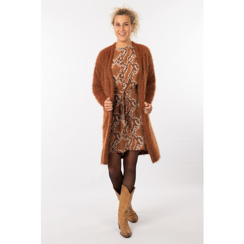 IVY LINN GINNY GARDIGAN BROWN KNIT IVY LINN GINNY GARDIGAN BROWN KNIT