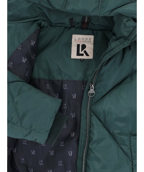 LOOXS 10sixteen Jas Puffer Flessengroen