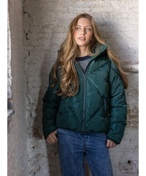 LOOXS 10sixteen Jas Puffer Flessengroen