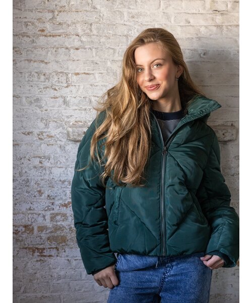 LOOXS 10sixteen Jas Puffer Flessengroen