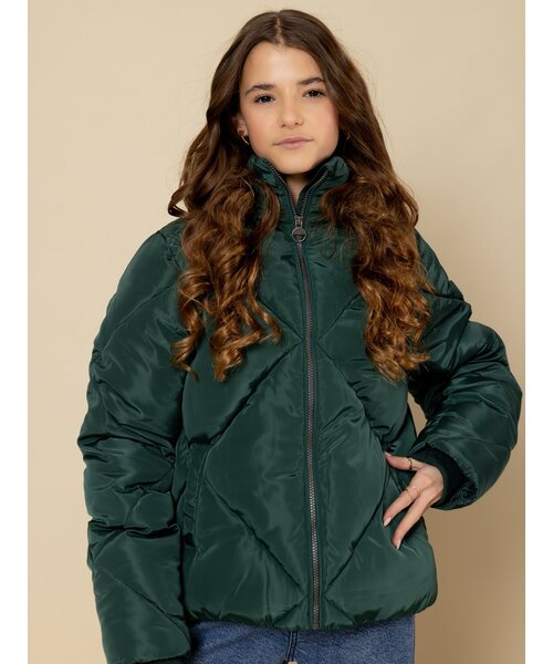 LOOXS 10sixteen Jas Puffer Flessengroen