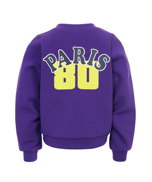 LOOXS 10sixteen Paarse sweater V-hals Scuba