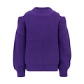 LOOXS 10sixteen Gebreide katoenen trui Paars
