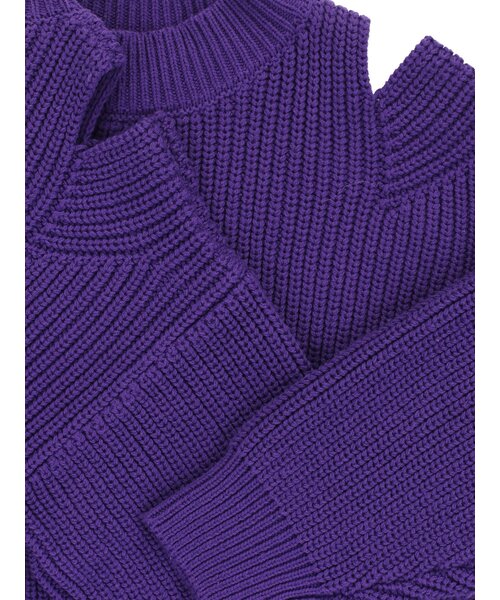 LOOXS 10sixteen Gebreide katoenen trui Paars
