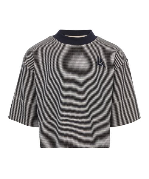 LOOXS 10sixteen T-shirt Navy Mini Streep