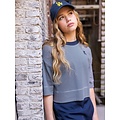 LOOXS 10sixteen T-shirt Navy Mini Streep