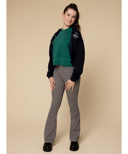 LOOXS 10sixteen Flared sweat broek gestreept