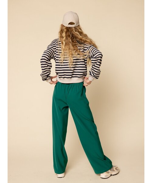 LOOXS 10sixteen Pantalon wide leg Clover Green