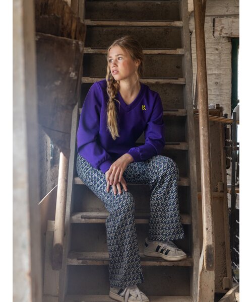 LOOXS 10sixteen Wide leg Clover Jaquard