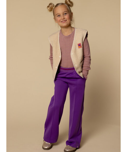 LOOXS Little Oversized gilet Teddy Offwhite