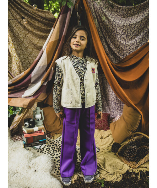 LOOXS Little Oversized gilet Teddy Offwhite