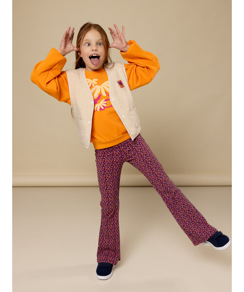 LOOXS Little Oversized gilet Teddy Offwhite