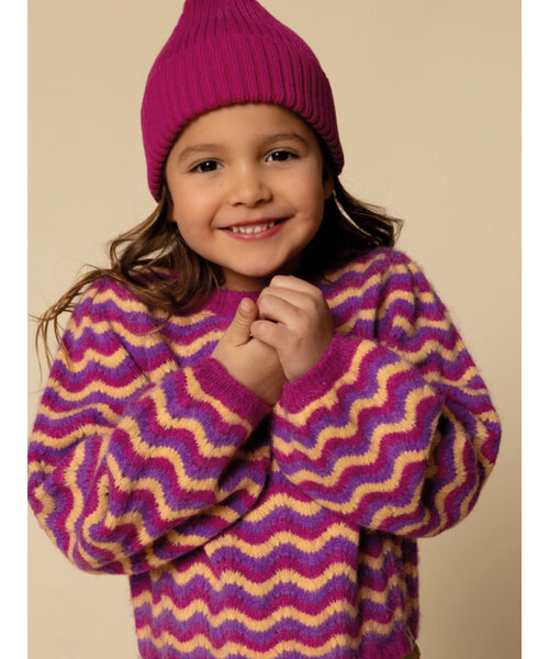 LOOXS Little Gebreide trui fancy streep