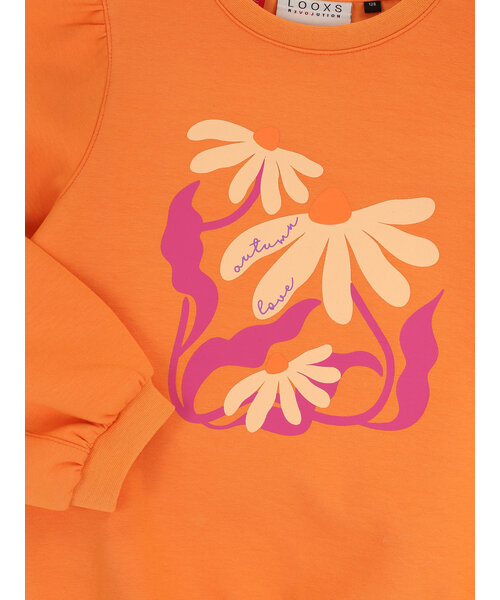 LOOXS Little Sporty sweater Bright Orange