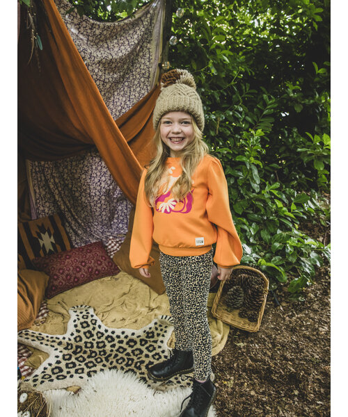 LOOXS Little Sporty sweater Bright Orange