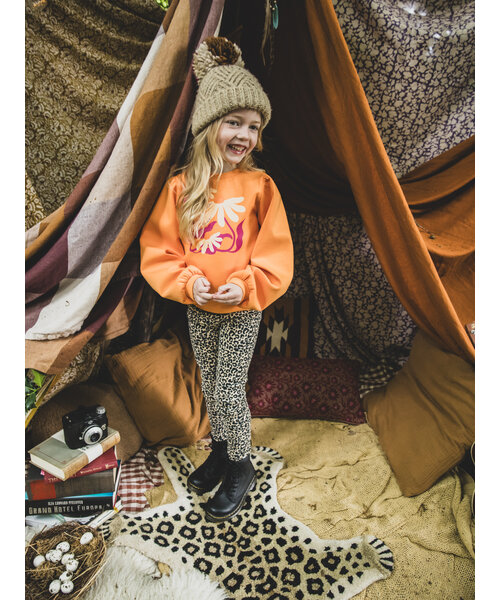 LOOXS Little Sporty sweater Bright Orange