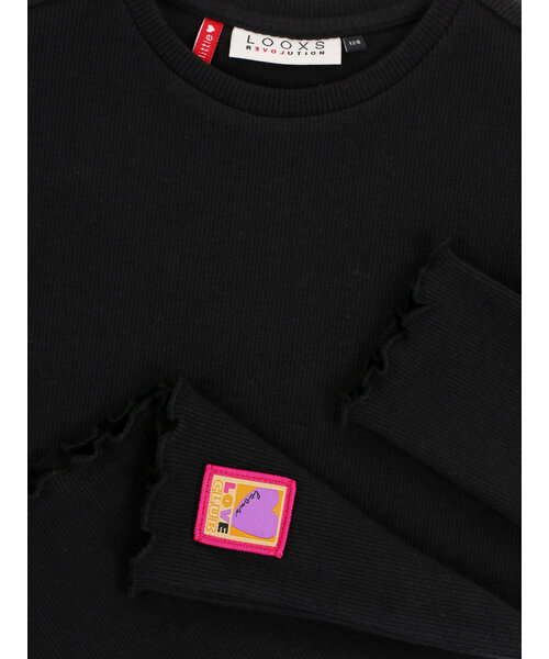 LOOXS Little T-shirt rib jersey Graphite