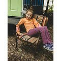 LOOXS Little Fancy jersey top Bright Orange