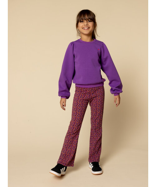 LOOXS Little Flared broek krinkel Confetti